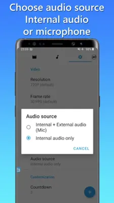 Internal Audio Recorder android App screenshot 0